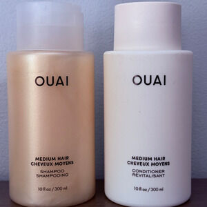 OUAI Shampoo & Conditioner Set Medium Hair 10oz Duo Brand New Factory Sealed